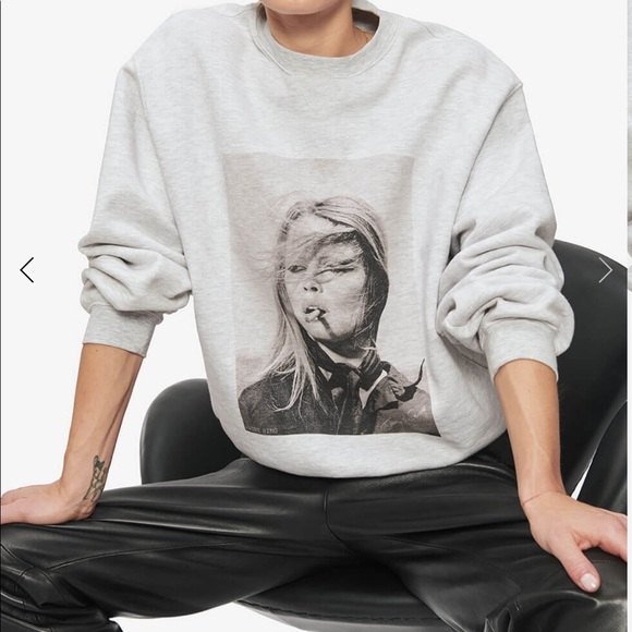 Anine Bing Tops - Anine Bing RAMONA SWEATSHIRT AB X TO X BB